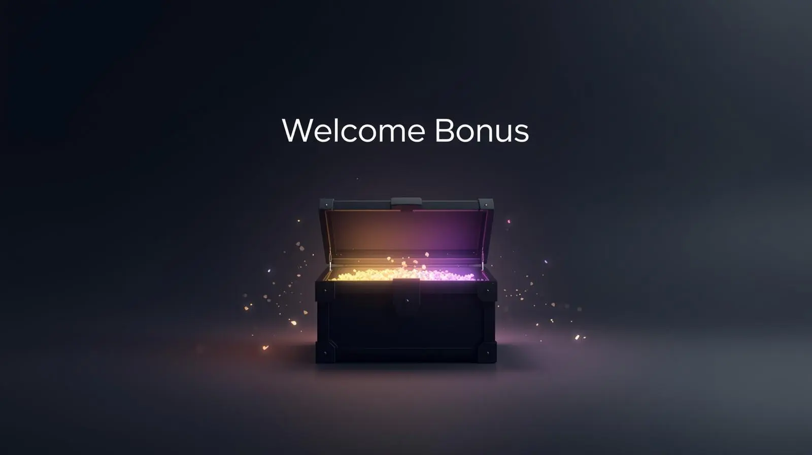 Pure Casino welcome bonus treasure chest